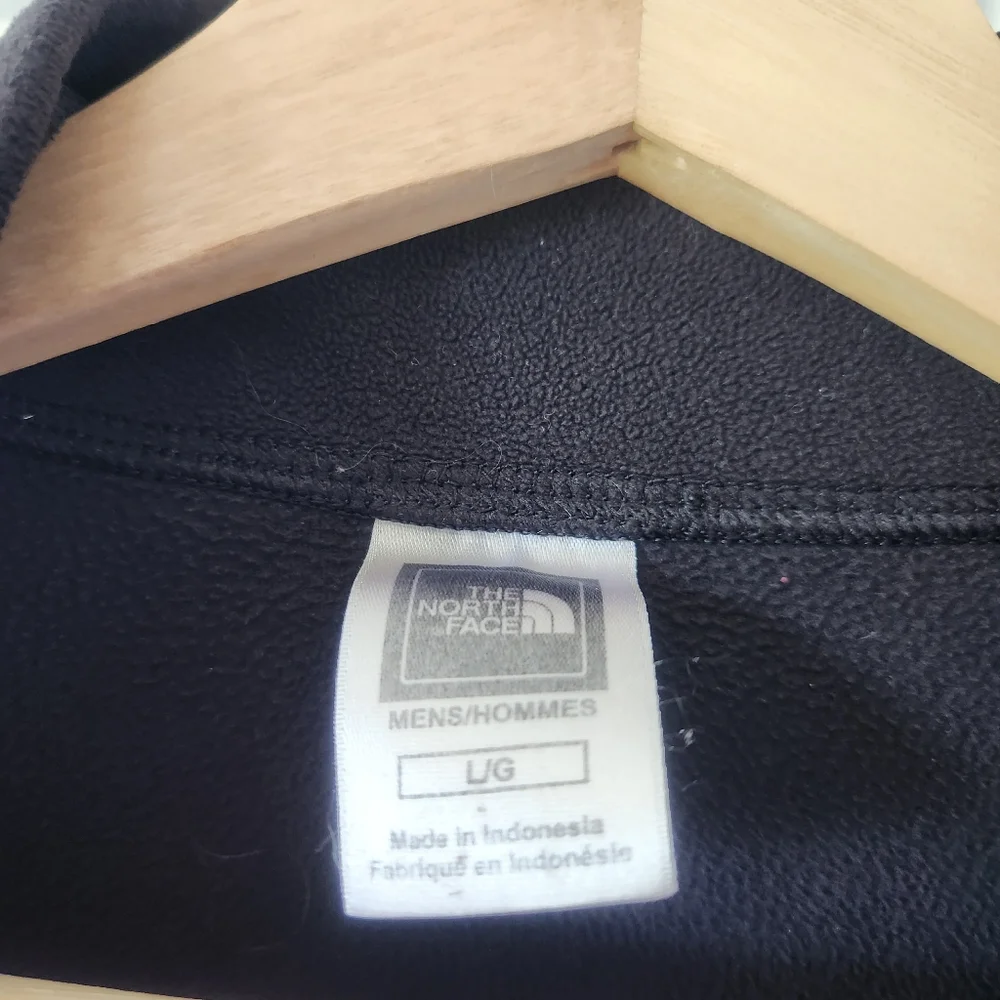Vintage The North Face Black Fleece 1/2  Zip Pullover Large